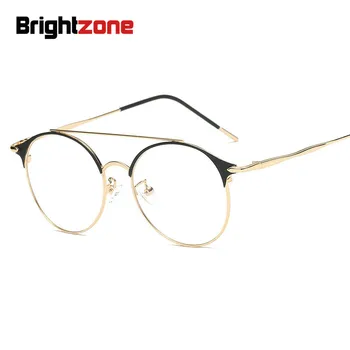Brightzone Jaunu Anti Zilā Gaisma Brilles Datoru Skaidrs, Metāla, Stikla Kodolīgi Pilsētiņas Vīriešiem Optisko Sieviešu Briļļu Rāmji Piederumi
