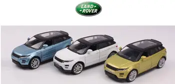 Sakausējuma Auto Modelis, kas SUV 1:35 Land Rover Evoque Lējumiem Rotaļlietas pull atpakaļ Transportlīdzekļu Savākšanas Mazulis Dāvanas Superauto Modelis