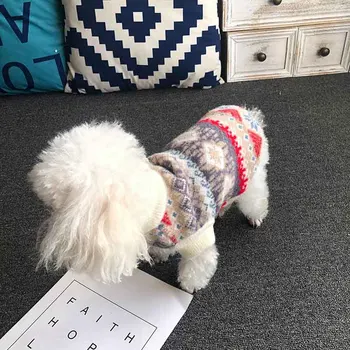 Pet rudens un ziemas džemperis suņu apģērbu, suns džemperis Teddy drēbes Bichon drēbes, ziemā silts pet mazo suņu apģērbu