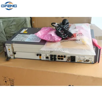 MA5608T, Huawei Sākotnējā GPON OLT MA5608T, 1G DC-8-Port GPBD C++, Ar pilnu piederumi
